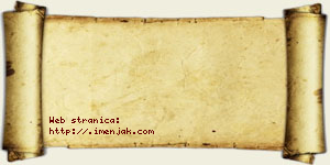 Josif Staničić vizit kartica